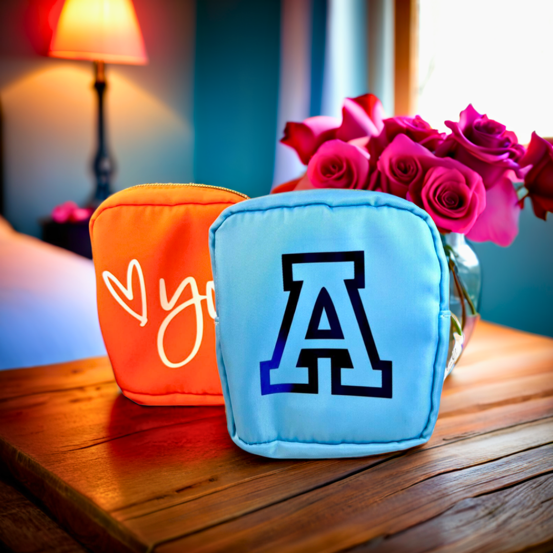 Personalized Fabric Pouch – Multiple Designs & Colors