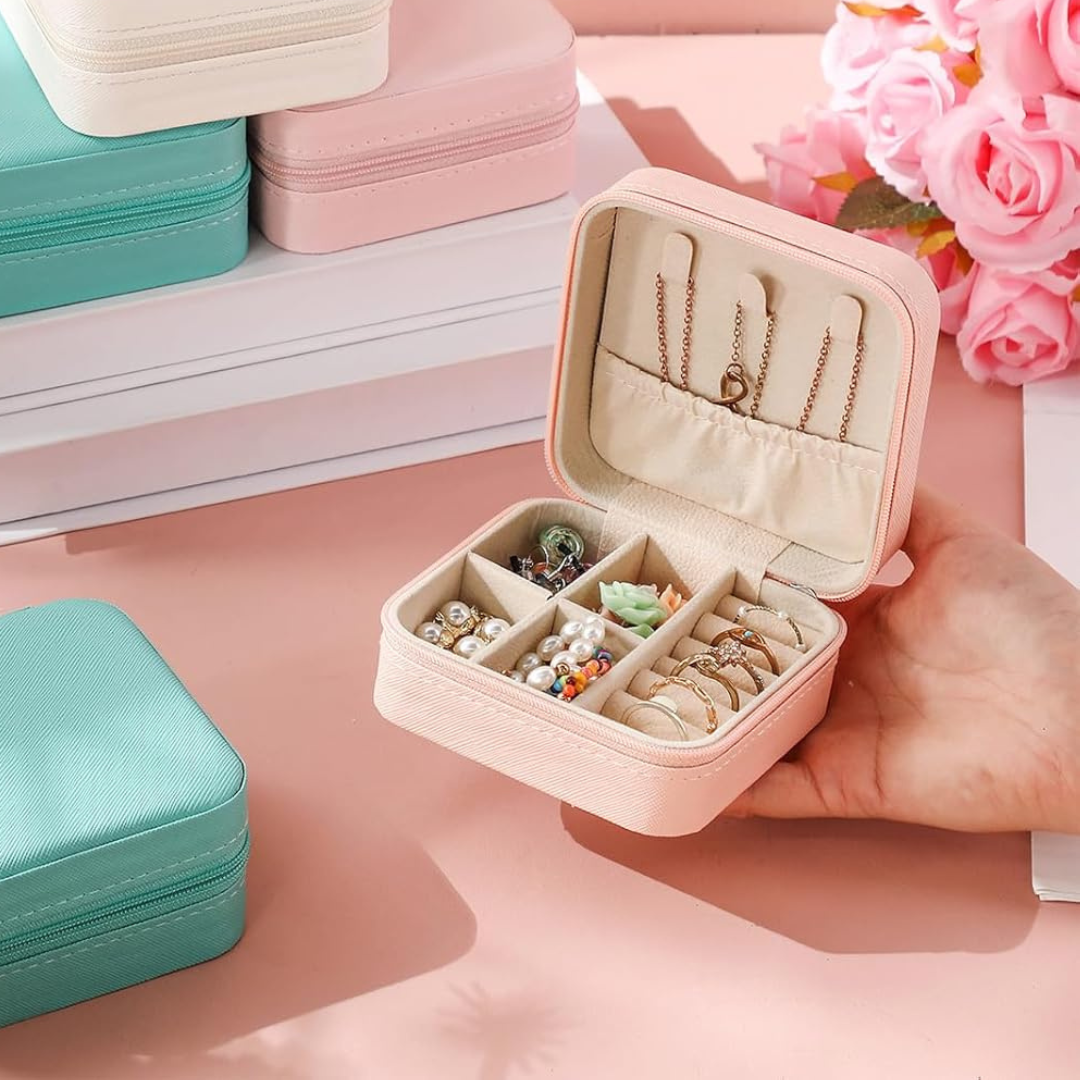 Personalized Travel Jewelry Box – Elegant, Compact & Customizable
