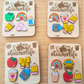 #TeacherLife Wooden Magnet Set