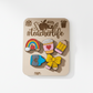 #TeacherLife Wooden Magnet Set