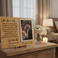 Personalized Wedding Photo Frame with Love Quote – Custom Names & Date