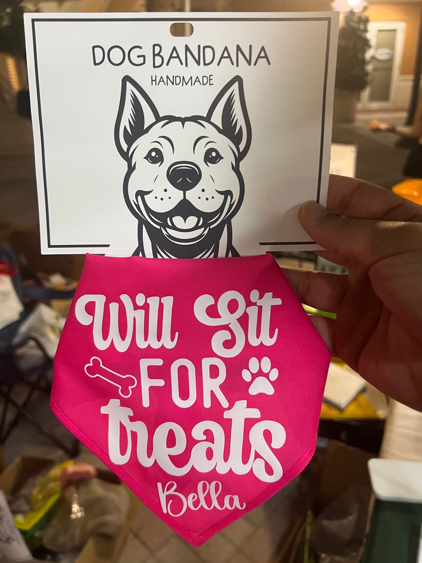 Personalized Dog Bandana