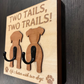 Dog Leash Hanger – Custom Wooden Wall Hook for Pet Lovers