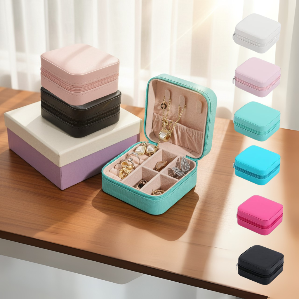 Personalized Flower Jewelry Box – Elegant, Compact & Customizable