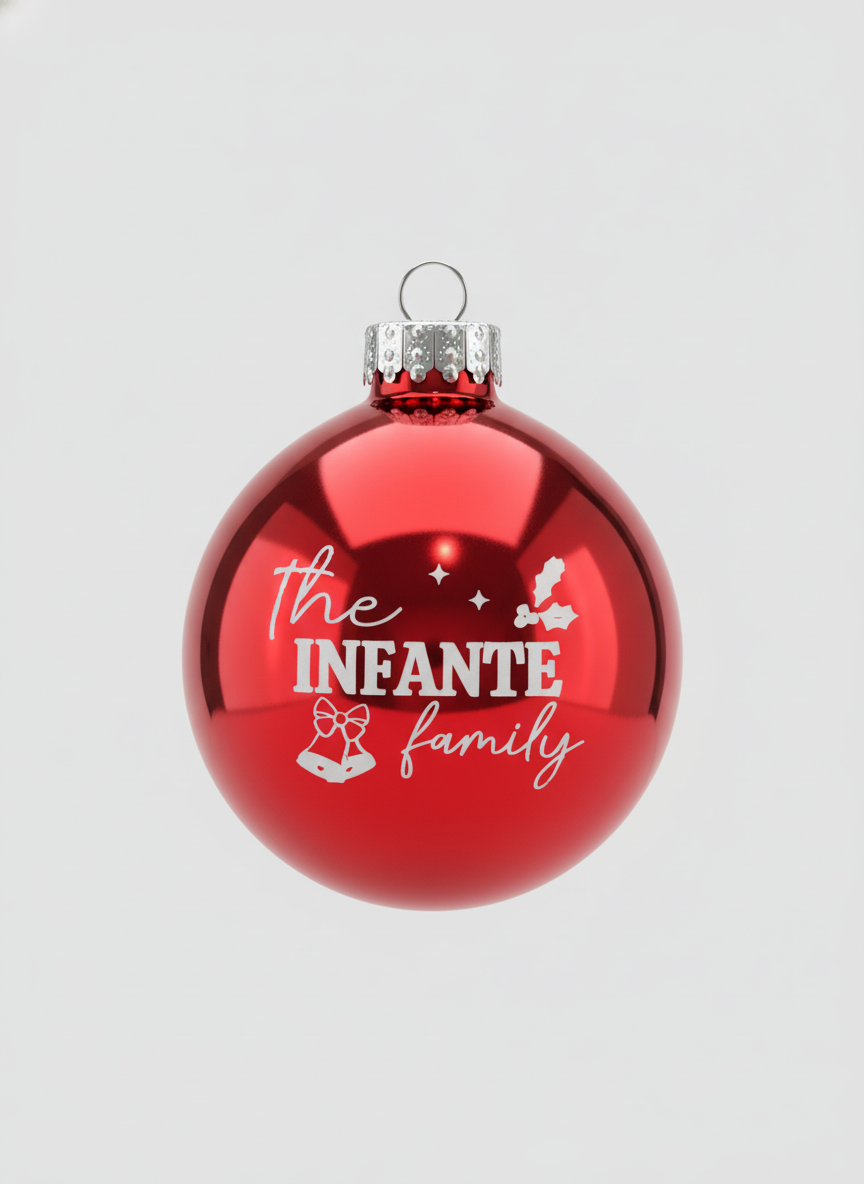 Christmas Ornament With Wooden Tree Stand