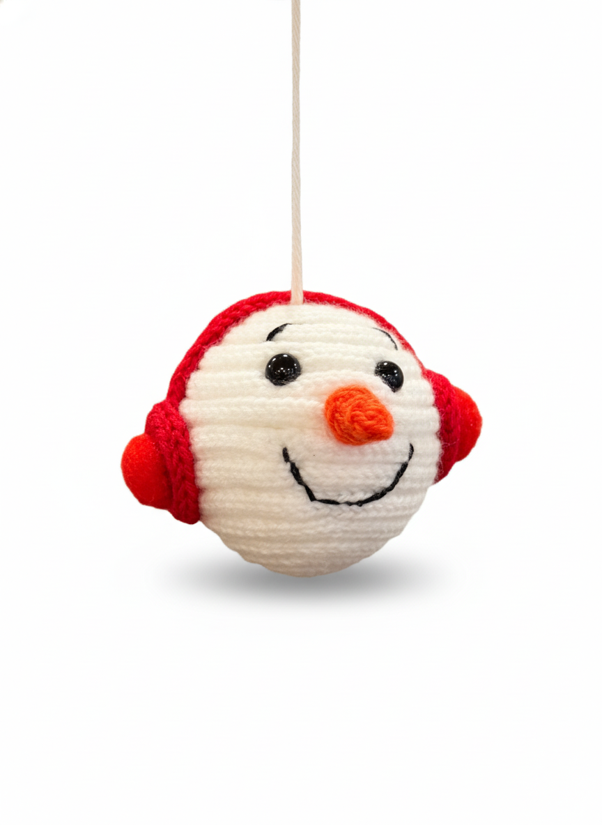Cozy Yarn Christmas Ornaments