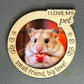 Personalized Pets Magnet Frame – Custom Wooden Pet Photo Frame