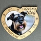 “Fur-ever Love” Heart Wooden Photo Magnet Frame