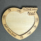 Personalized Pets Magnet Frame – Custom Wooden Pet Photo Frame