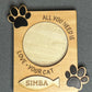 Personalized Pets Magnet Frame – Custom Wooden Pet Photo Frame