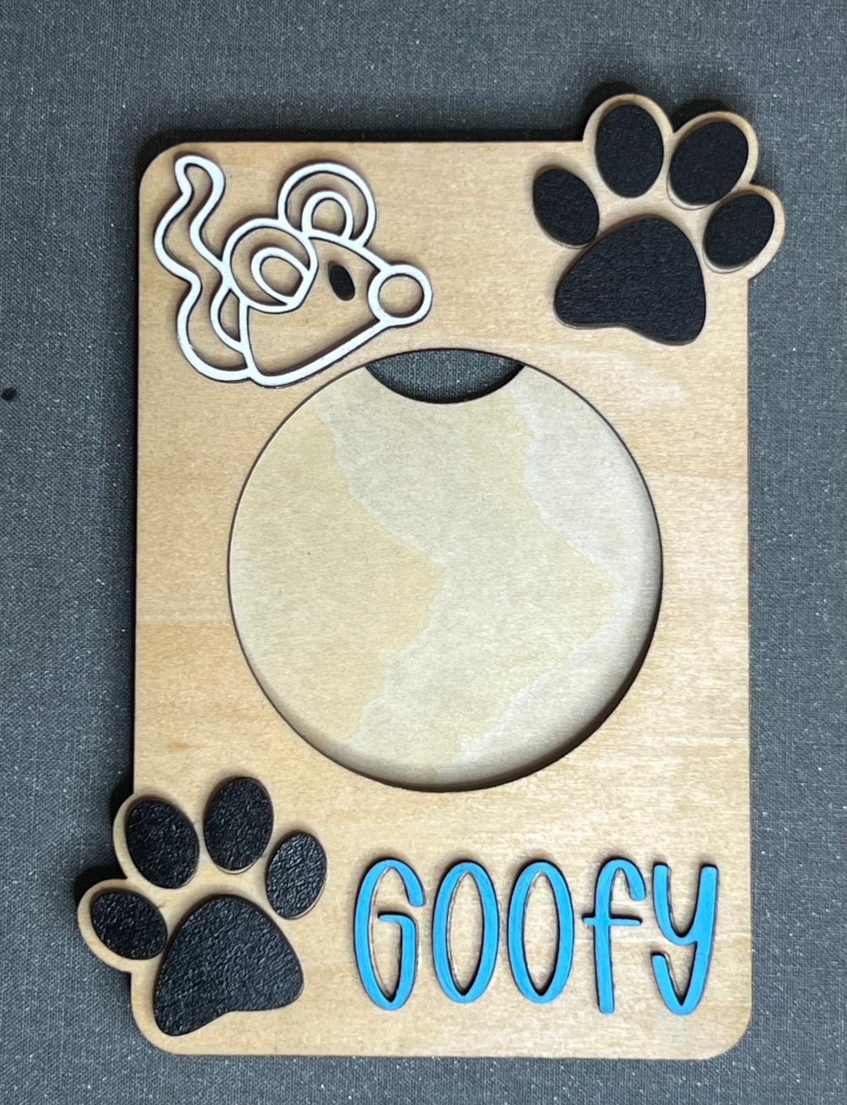 Personalized Pets Magnet Frame – Custom Wooden Pet Photo Frame
