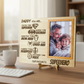 Personalized Wooden Superhero Dad Frame