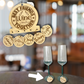 Best Friends Wine Glass Charms – Wooden Drink Markers (Set of 6)